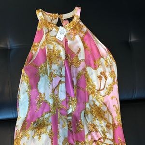 Ashley Stewart Maxi Print Dress Size 22/24 NWT